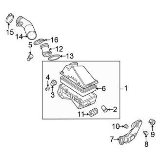 Volkswagen OE - Engine / Transaxle - Air Inlet (2.8L)