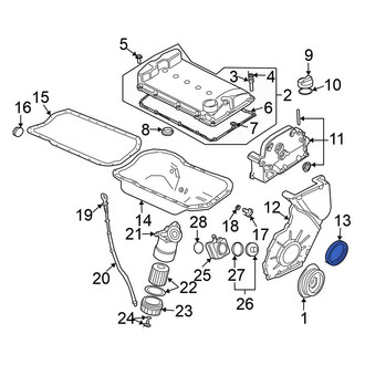 Volkswagen OE - Front Engine Crankshaft Seal