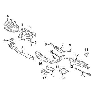 Volkswagen OE - Exhaust System - Exhaust Components