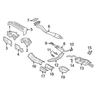 Volkswagen OE - Exhaust System - Exhaust Components
