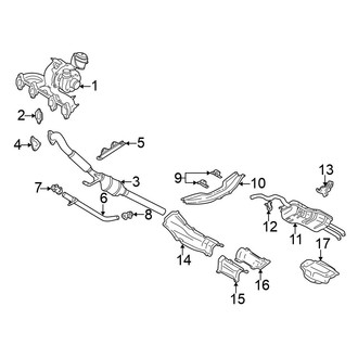 Volkswagen OE - Exhaust System (GL / GLS 1.9L)
