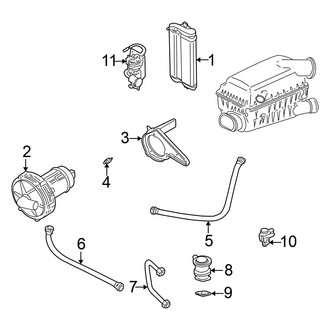 Volkswagen OE - Emission System - Emission Components (2.0L Gas)