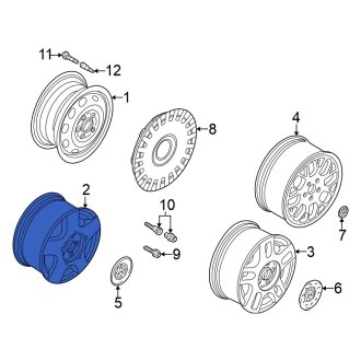 Volkswagen Golf GTI OEM Wheels & Tires | Lug Nuts, TPMS Sensors — CARiD.com