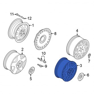 Volkswagen Golf GTI OEM Wheels | Original Steel & Alloy Wheels — CARiD.com