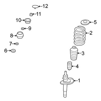 Volkswagen OE - Front Suspension - Struts & Suspension Components (1.9L / 2.0L)