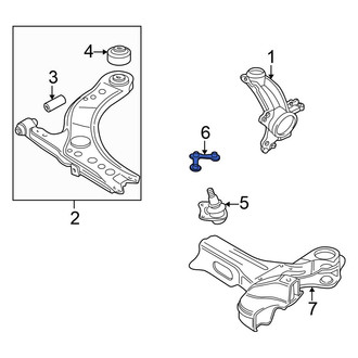 Volkswagen OE - Suspension Control Arm Bracket