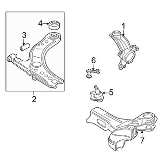 Volkswagen OE - Front Suspension - Suspension Components (1.8L)