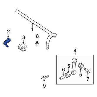Volkswagen OE - Front Suspension Stabilizer Bar Bracket