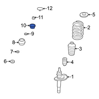 Volkswagen OE - Front Suspension Strut Mount Reinforcement