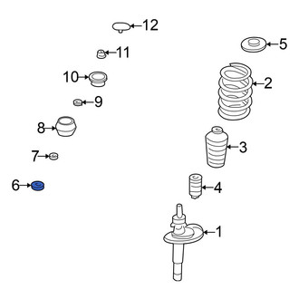 Volkswagen OE - Front Suspension Strut Bearing