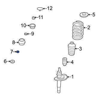 Volkswagen OE - Suspension Strut Nut