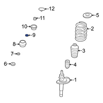 Volkswagen OE - Suspension Strut Nut
