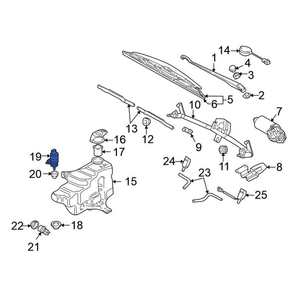 Windshield Washer Pump