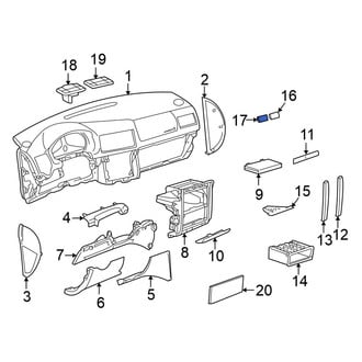 Volkswagen OE - Left Instrument Panel Cover
