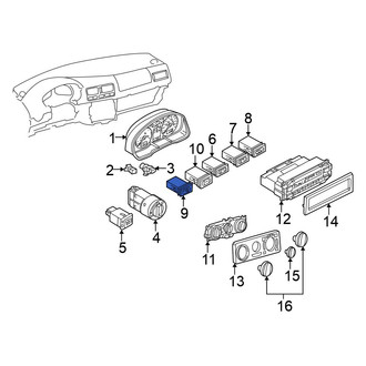Volkswagen OE - Left Seat Heater Switch