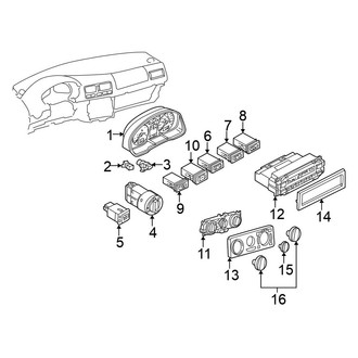 Volkswagen OE - Instrument Panel - Cluster & Switches