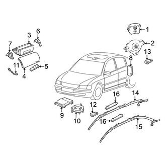 Volkswagen OE - Restraint Systems - Air Bag Components