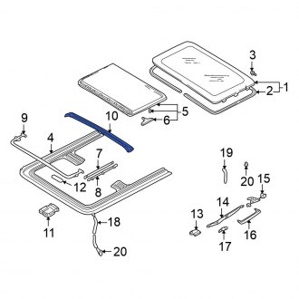 Volkswagen Rabbit OEM Roofs & Parts | Panels, Drip Rails — CARiD.com