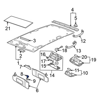 Volkswagen OE - Sun Visor Bracket