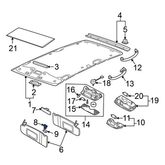 Volkswagen OE - Sun Visor Bracket