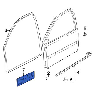 Volkswagen OE - Front Sound Absorber