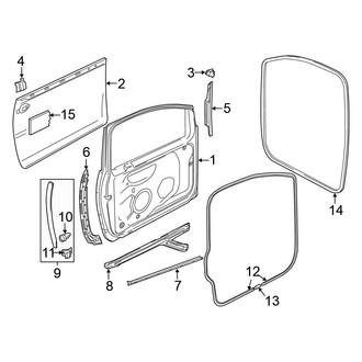 Volkswagen OE - Door & Components (Germany Built), (GL / GLS 4 Doors)