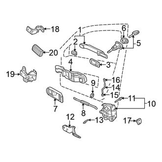 Volkswagen OE - Door - Lock & Hardware