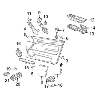 Volkswagen OE - Door Interior Trim Panel Retainer