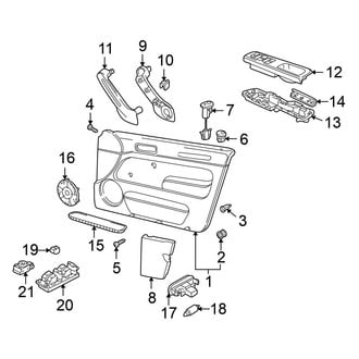 Volkswagen OE - Door - Interior Trim (GL / GLS 4 Doors)
