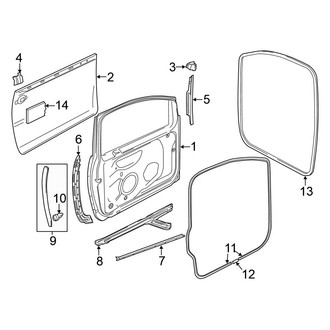 Volkswagen OE - Front Door - Door & Components (Germany Built), (GL / GLS 4 Doors)