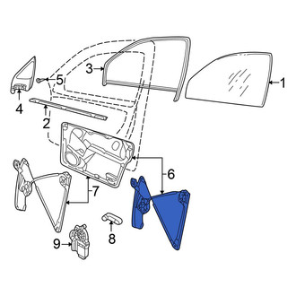 Volkswagen OE - Front Left Window Regulator