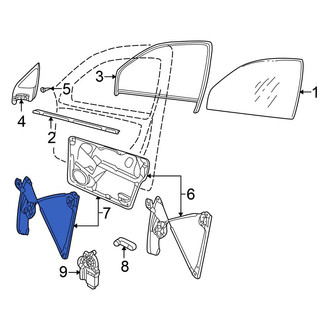 Volkswagen OE - Front Right Window Regulator