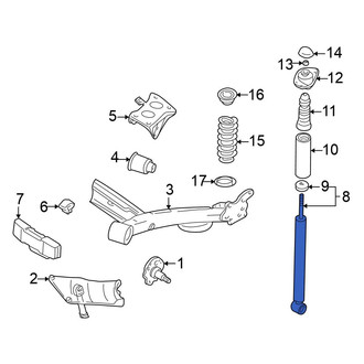 Volkswagen OE - Rear Suspension Shock Absorber
