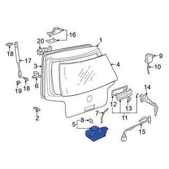 Volkswagen OE - Rear Liftgate Latch