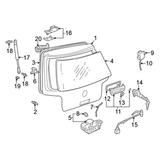 Volkswagen OE - Lift Gate - Gate & Hardware