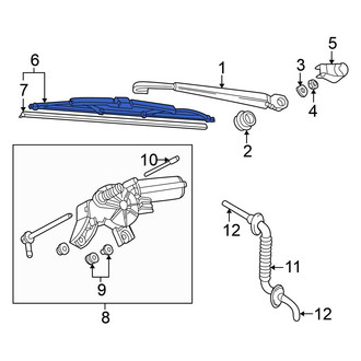 Volkswagen OE - Rear Wiper Blade