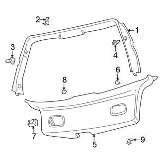 Volkswagen OE - Lift Gate - Interior Trim