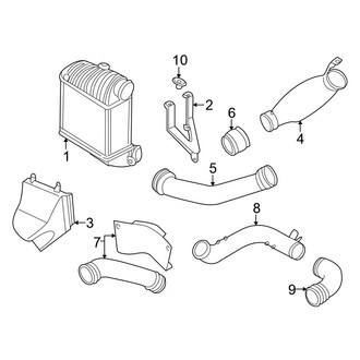 Volkswagen OE - Cooling - Intercooler (1.8L)
