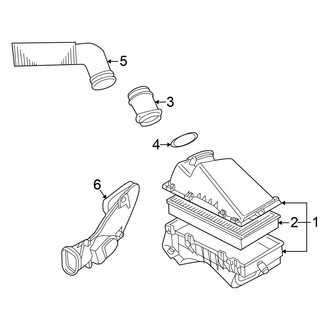 Volkswagen OE - Engine / Transaxle - Air Inlet (GLS 1.8L)