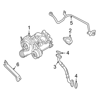 Volkswagen OE - Engine / Transaxle - Turbocharger & Components (1.8L)