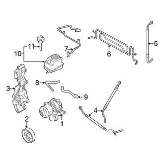 Volkswagen OE - Steering Gear & Linkage - Pump & Hoses