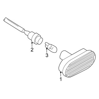 Volkswagen OE - Front Lamps - Side Repeater Lamps