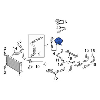 Volkswagen OE - Engine Coolant Reservoir