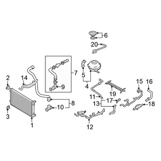 Volkswagen OE - Cooling - Radiator & Components