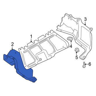 Volkswagen OE - Front Right Fender Splash Shield