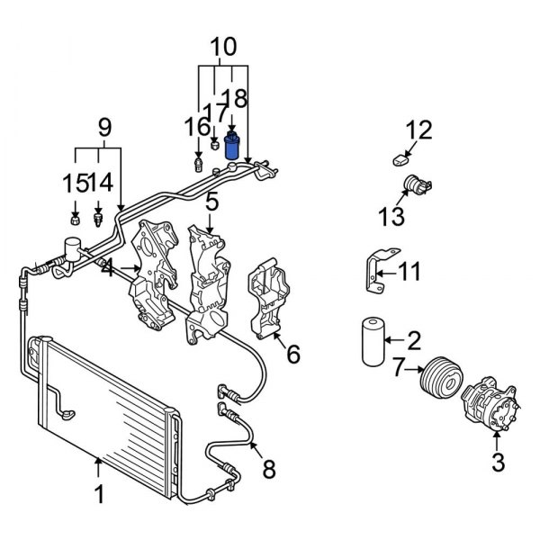 A/C Refrigerant Pressure Sensor