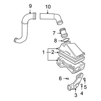 Volkswagen OE - Engine / Transaxle - Air Inlet (90 Horse Power), (1.9L)