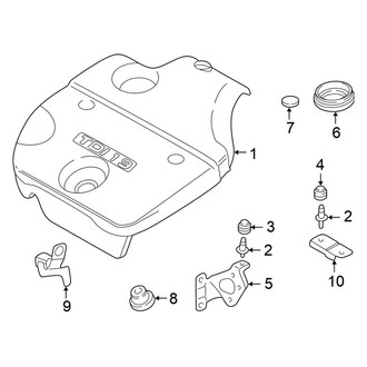 Volkswagen OE - Engine / Transaxle - Engine Appearance Cover (90 Horse Power), (TDI)