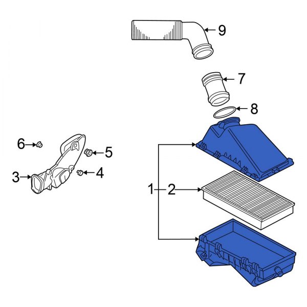 Air Filter and Housing Assembly