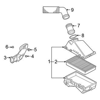 Volkswagen OE - Engine / Transaxle - Air Intake (1.8L)